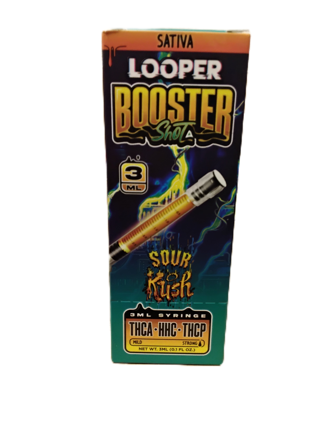 Looper Booster Shot 3ml / Sour Kush- Sativa